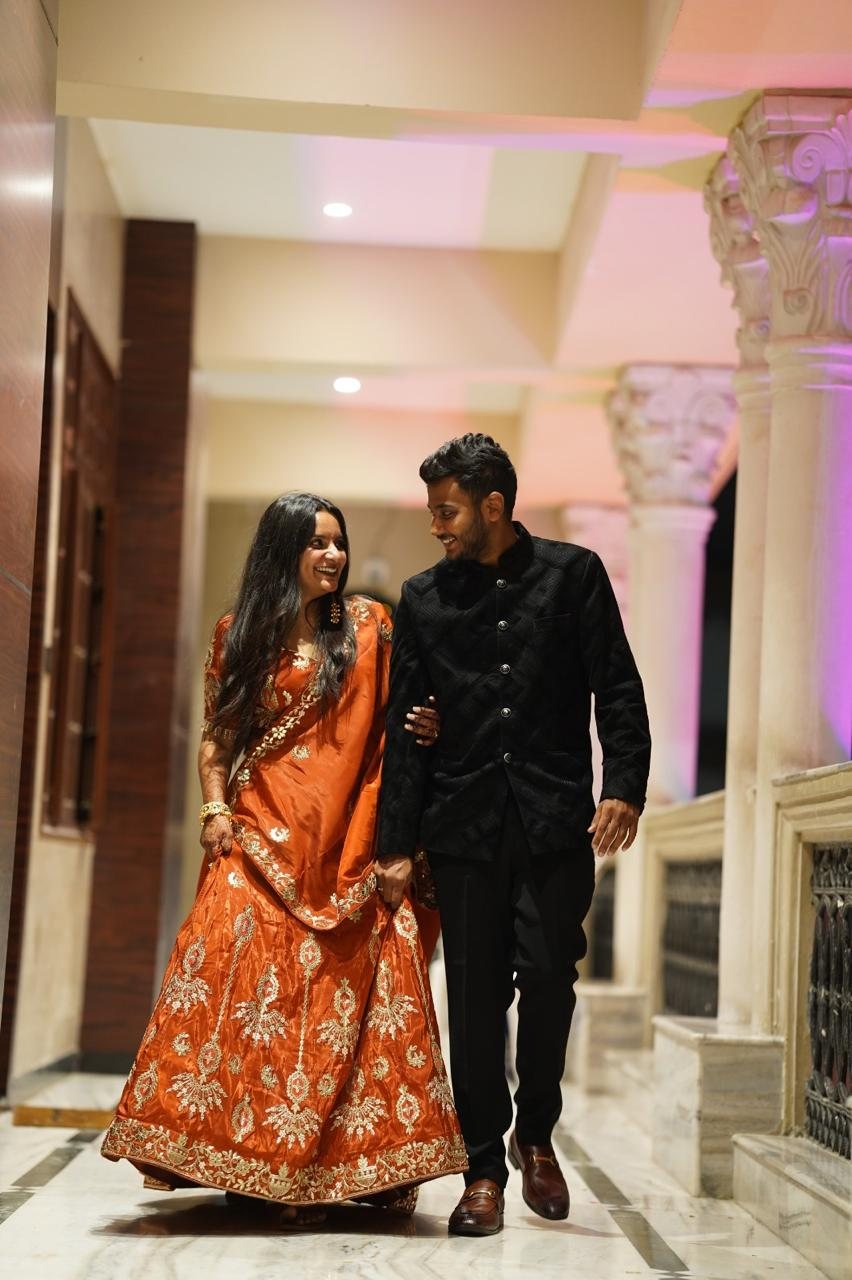 Mehak and Naman walking together